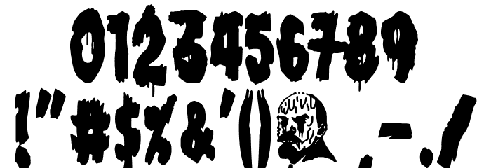 Lenin is a Zombie Schriftart Anderer Schreiben