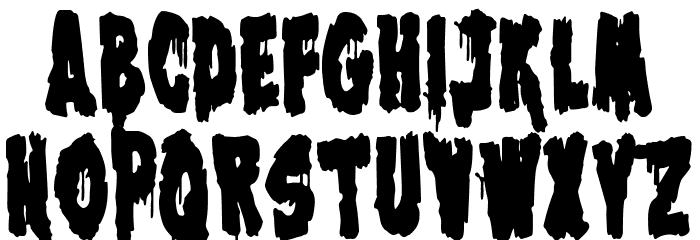 Lenin is a Zombie Font UPPERCASE