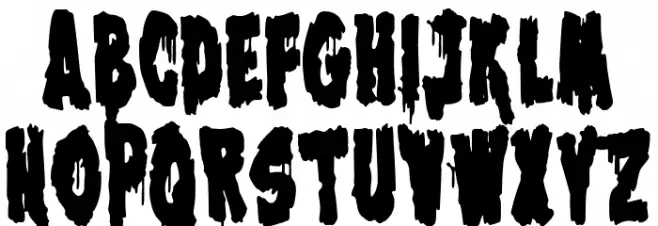 Lenin is a Zombie 字体 小写