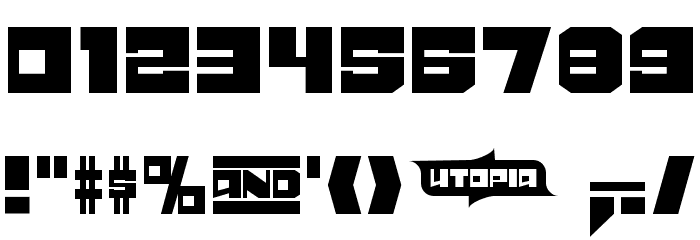 Leningrad Disco Font OTHER CHARS