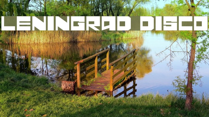 Leningrad Disco Font examples