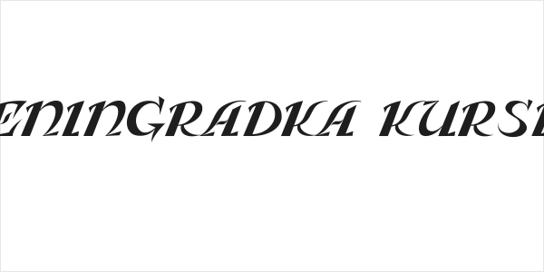 Leningradka Kursiv Logo
