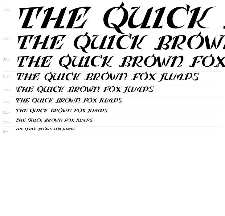 Leningradka Kursiv Waterfall