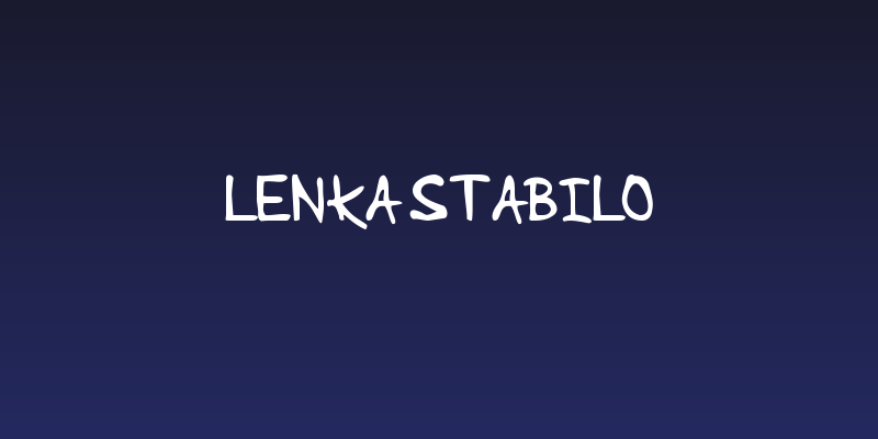 Lenka stabilo Social Header