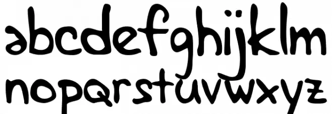 Lenka stabilo خط أحرف صغيرة