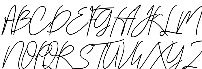 Lenkay Regular Font UPPERCASE