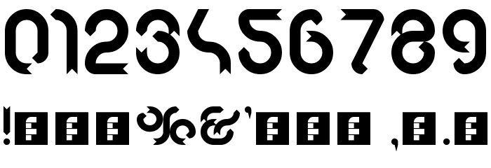 Lenta Regular Font OTHER CHARS