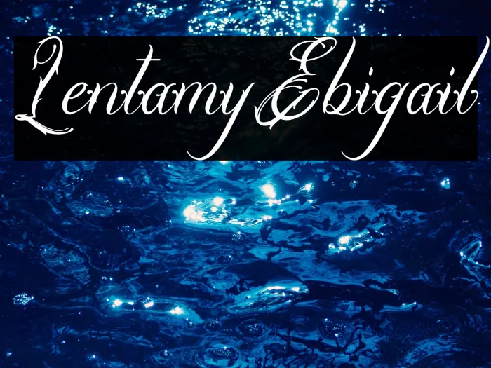 Lentamy Ebigail Example 3