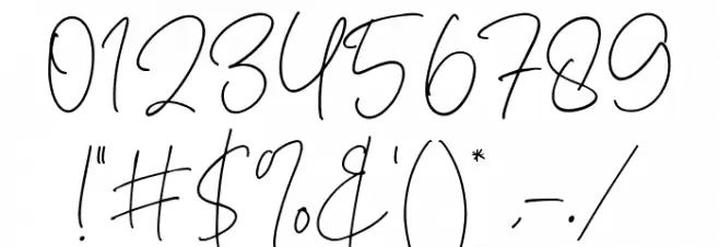 Lentera Hati Font OTHER CHARS