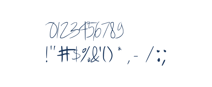 Lentera Regular Other Characters