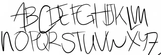 Lentera Regular Font UPPERCASE