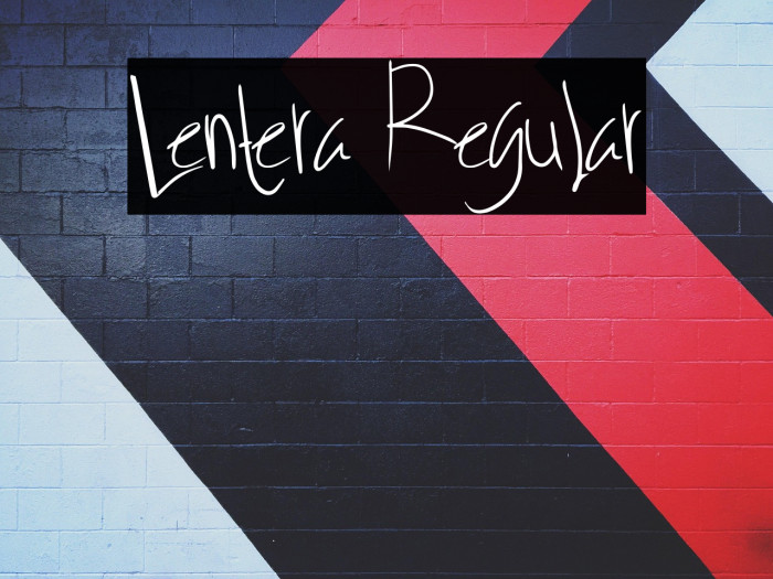 Lentera Regular Example 1