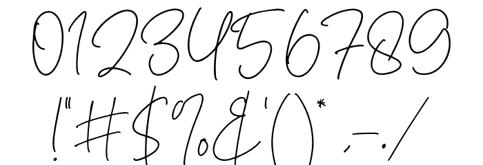 LenteraHati Font OTHER CHARS