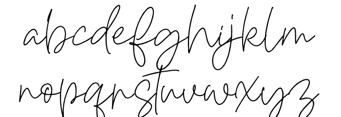 LenteraHati Font LOWERCASE