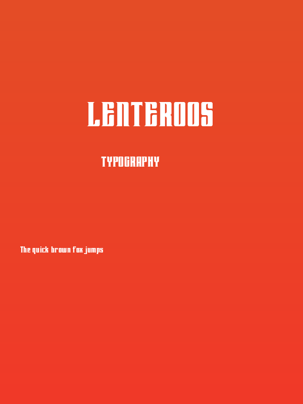 Lenteroos Poster