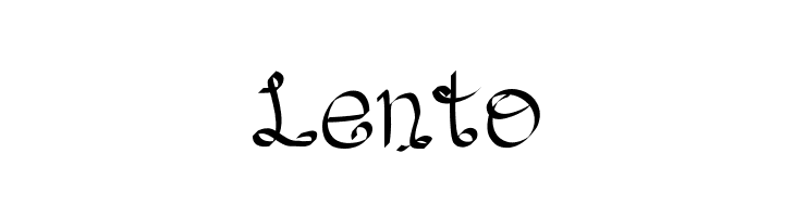 Lento Font