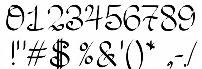 Lento Font OTHER CHARS