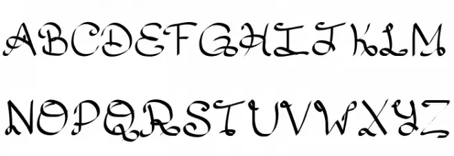 Lento Schriftart Groß