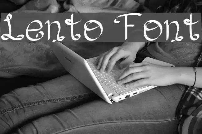 Lento Font examples