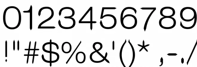 Leo Arrow Sans Serif Font OTHER CHARS