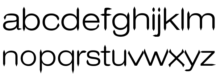 Leo Arrow Sans Serif Font LOWERCASE