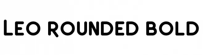 Leo Rounded Bold  لخطوط تنزيل