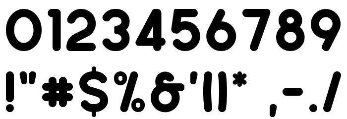 Leo Rounded Bold Font OTHER CHARS