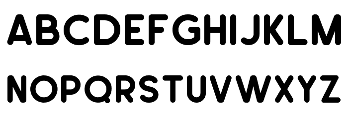 Leo Rounded Bold Font LOWERCASE