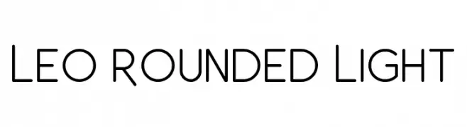 Leo Rounded Light  Frei Schriftart Herunterladen