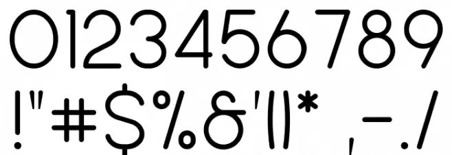 Leo Rounded Light Font OTHER CHARS