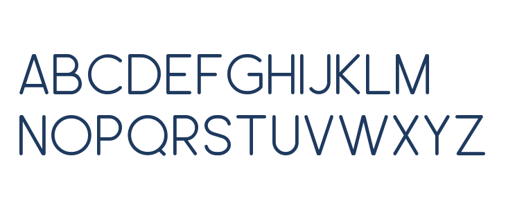 Leo Rounded Light Lowercase