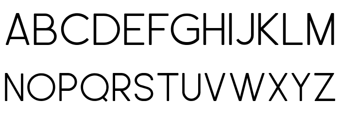Leo SemiRounded Light Font LOWERCASE