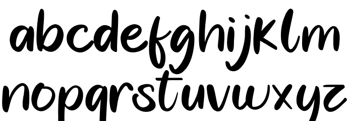 Leoch Nisa Font LOWERCASE