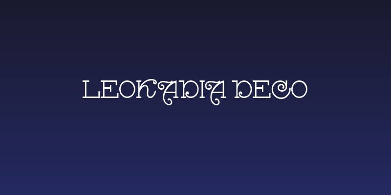Leokadia Deco Social Header