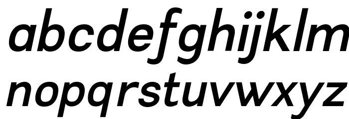 Leon Bold Italic Font LOWERCASE