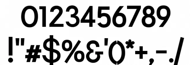 Leon Bold Font OTHER CHARS