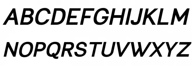 Leon ExtraBold Italic Fonte MAIÚSCULAS