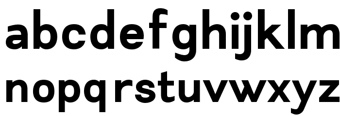 Leon ExtraBold Font LOWERCASE