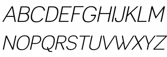 Leon Light Italic Fonte MAIÚSCULAS