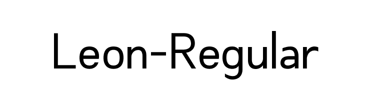 Leon-Regular Font
