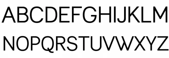 Leon-Regular フォント 大文字