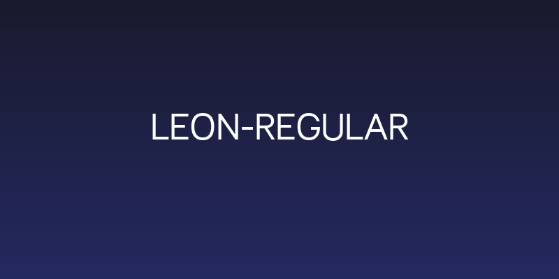 Leon-Regular Social Header