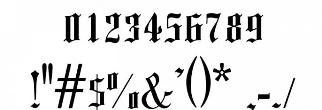 LeonTextOpti-Solid Font OTHER CHARS