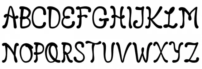 Leonard 字体 小写