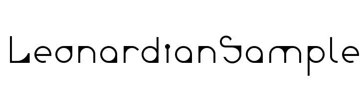 Leonardian-Sample  baixar fontes gratis