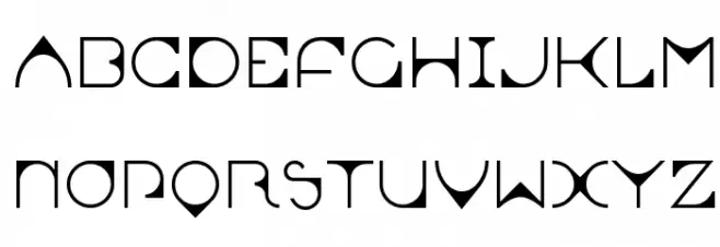 Leonardian-Sample Schriftart Groß
