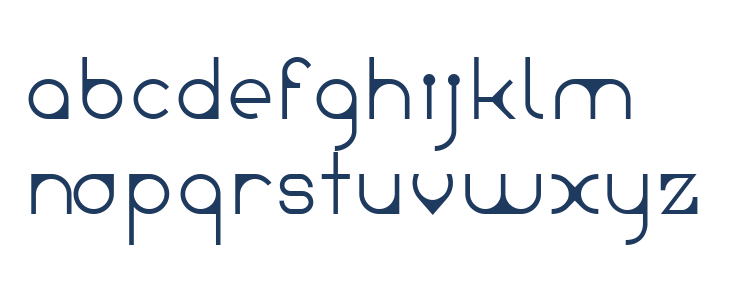 Leonardian-Sample Lowercase