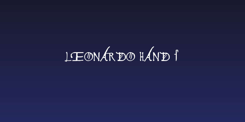 Leonardo Hand F Social Header