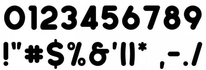 Leonardo-Rounded Demo フォント その他の文字