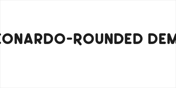 Leonardo-Rounded Demo Logo